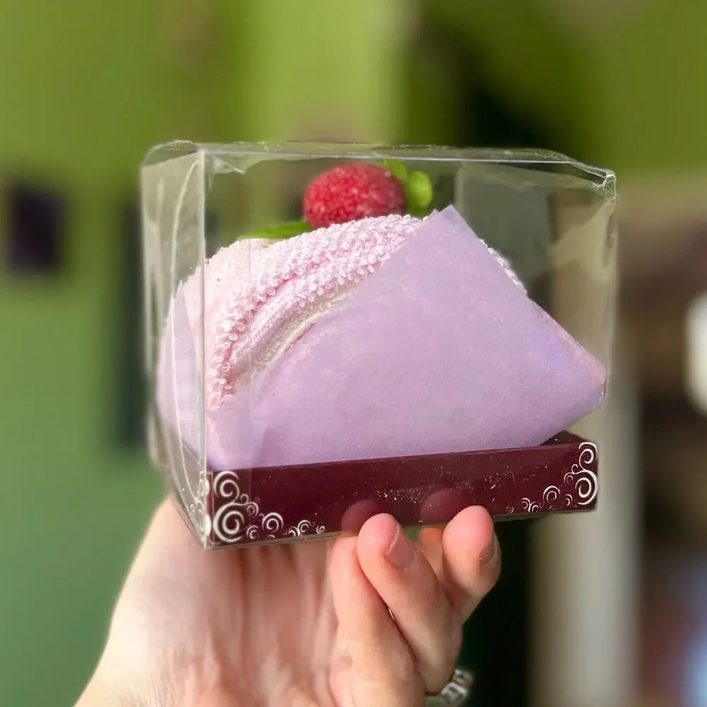 Dainty Cotton Made Dessert Roll Fruit Top Accent Towel